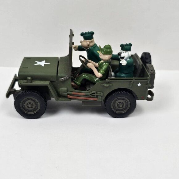 Beetle Bailey in Willy's Jeep Adventures‎ Gate Gateway 1:32 Scale Military Army - Picture 2 of 15